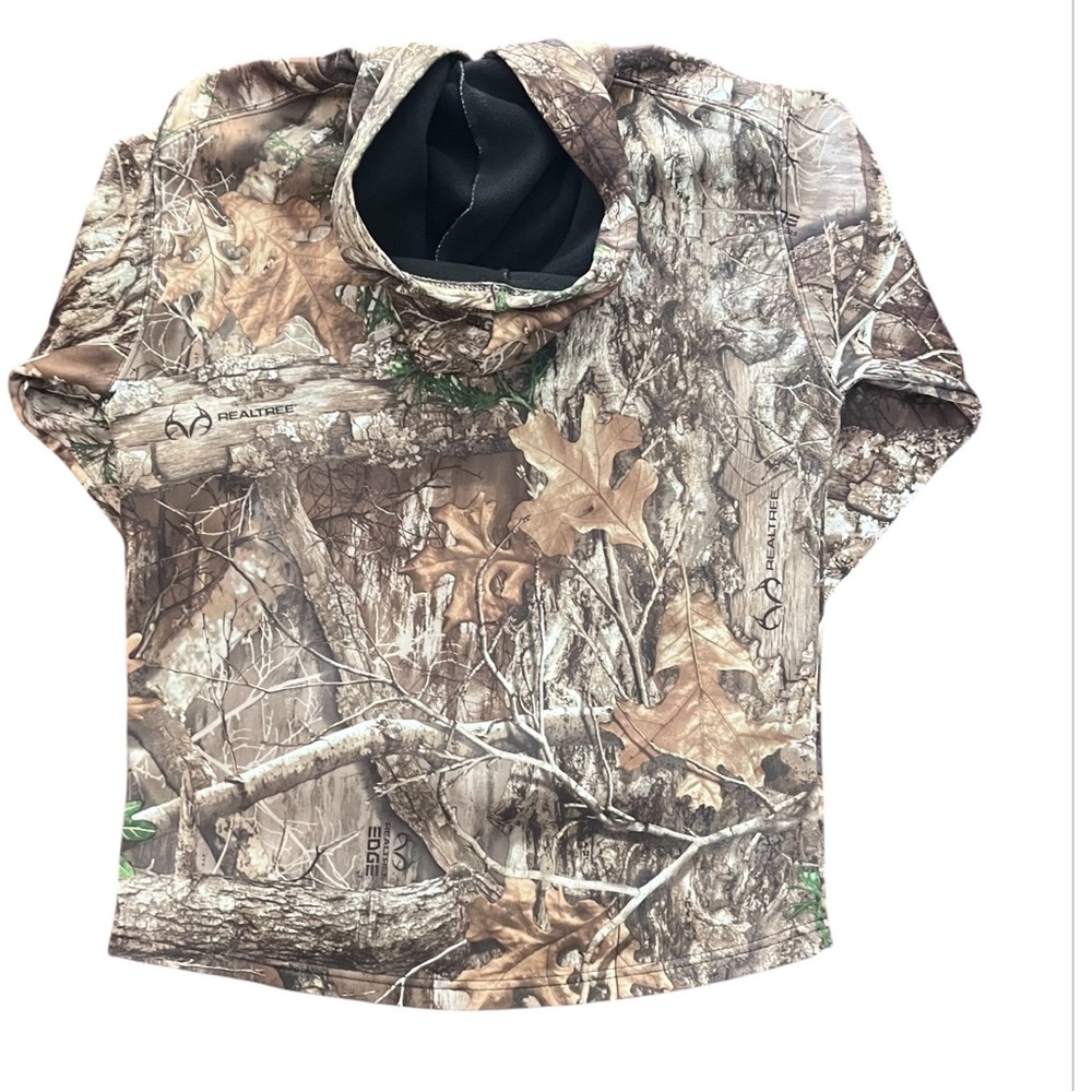 CAMO SWEATSHIRT HOODIE BOYS LARGE 10/12 REALTREE - Picture 3 of 3